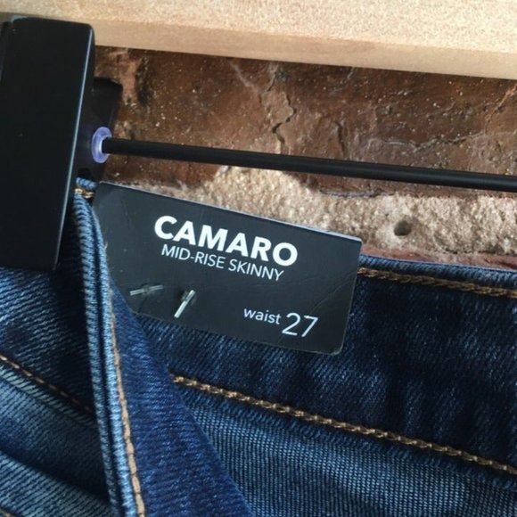 NEW PRPS Camaro Mid Rise Skinny Two Tone Size 27 Jeans - Picture 4 of 10